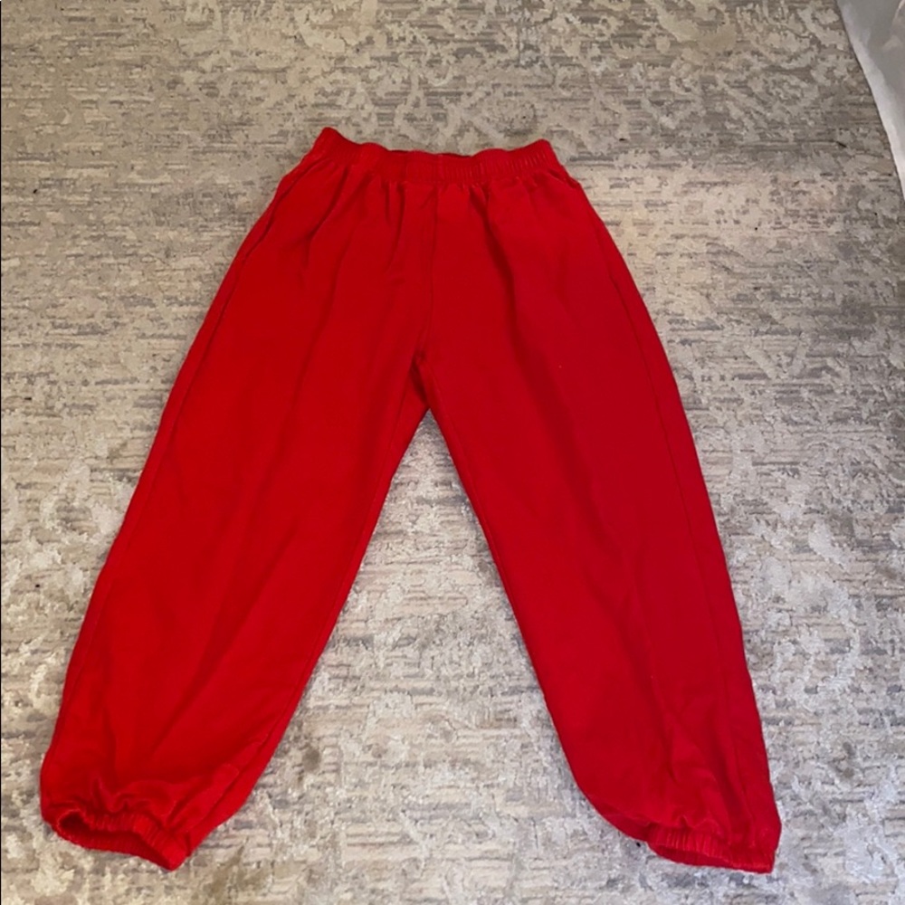 Red Sweatpants
